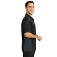 thumbnail image 3 of Cornerstone Men's Pocket Polo Shirt, Black/Charcoal, XX-Large, 3 of 6