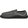 thumbnail image 3 of Sanuk Chiba Men's Loafers, Black Slip-On Shoes, Lightweight Comfort Foam Footbed, Casual Everyday Wear, 3 of 5