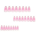 thumbnail image 2 of YTTAL French Tip Press on Nails Designs Short Square Fake Gloss False Spring Nails French Acrylic Nails Reusable Artificial Nails for Women 24PC, 2 of 15