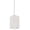 White, variant on Wac Lighting Dc-Pd05-F Cube Architectural 7" Tall Led Indoor/Outdoor Pendant - Graphite /