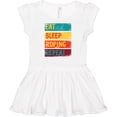 thumbnail image 3 of Inktastic Calf Roping Rodeo Eat Sleep Roping Repeat Girls Baby Dress, 3 of 5