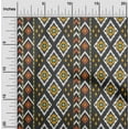 thumbnail image 2 of oneOone Georgette Viscose Dark Gray Fabric Asian Ikat Quilting Supplies Print Sewing Fabric By The Yard 42 Inch Wide, 2 of 4