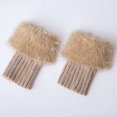 thumbnail image 5 of Dyfzdhu Autumn Winter Leg Thermalers Knitted Solid Color Woolen Leg Warmers Short Socks, 5 of 5
