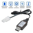 thumbnail image 4 of lanema NiCD NiMH Battery Charger Cable 8.4V USB Charging Cord For Remote Models L6.2 2P, 4 of 10