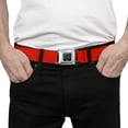 thumbnail image 3 of Buckle-Down Belt, Seatbelt Buckle Belt, Red, Youth 22 to 32 Inches, 3 of 9