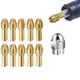 thumbnail image 2 of 10Pcs 0.5-3.2Mm Mini Drill Collet Chuck Brass Collet Chuck For Rotary Tools M8X0.75Mm Nut Power Tool Accessories, 2 of 7