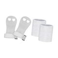 thumbnail image 5 of amleso Kids Gymnastic Hand Grips Gloves Wrist Support Sports Accessories Gymnastics Gear , White L, 5 of 9