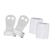 thumbnail image 4 of Gimnasia para niños mano con accesorios deportivos de pulsera para pull ups Protección de palma de barra de gimnasia multifuncional , White S W blancas, 4 of 8