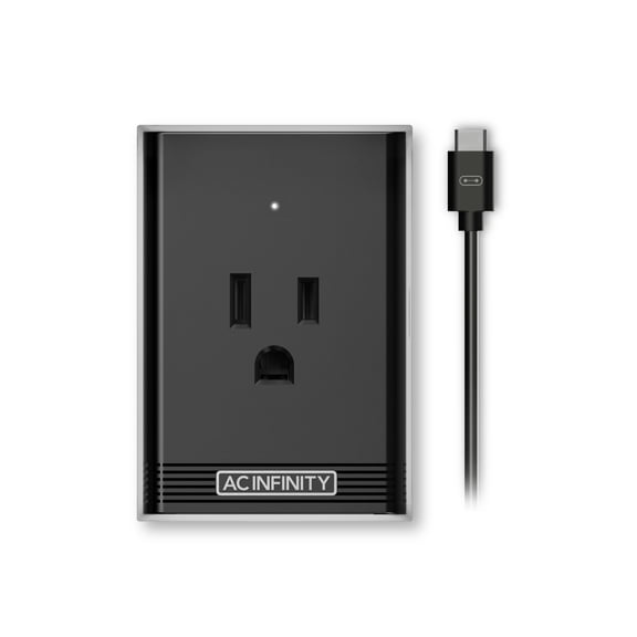 AC Infinity UIS Control Plug, Socket Adapter to Connect UIS Smart Controllers to Outlet Devices