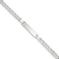 thumbnail image 2 of 925 Sterling Silver Mariner Link ID Bracelet For Men/Women - Sizes 7-9, Free Engraving 2 of 5