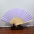 thumbnail image 2 of Boots on The Ground Fan, 2025 New Large Holographic Folding Hand Fan Line Dance Popping Fan, Clap Fans for Line Dancing Foldable Craft Holding Black Colors Hand Fan (Purple), 2 of 2