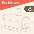 thumbnail image 2 of Campior Humane Mouse Trap Pack of 6, Live Catch & Release, Indoor/Outdoor, Pet & Child Safe, Reusable Plastic Cage, Clear, 2 of 7