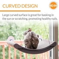 thumbnail image 5 of K&H Pet Products EZ Mount Window Cat Scratcher Kitty Sill Cradle Complete Kitty Sill Cradle Black/Cardboard 11 X 20 Inches, 5 of 10