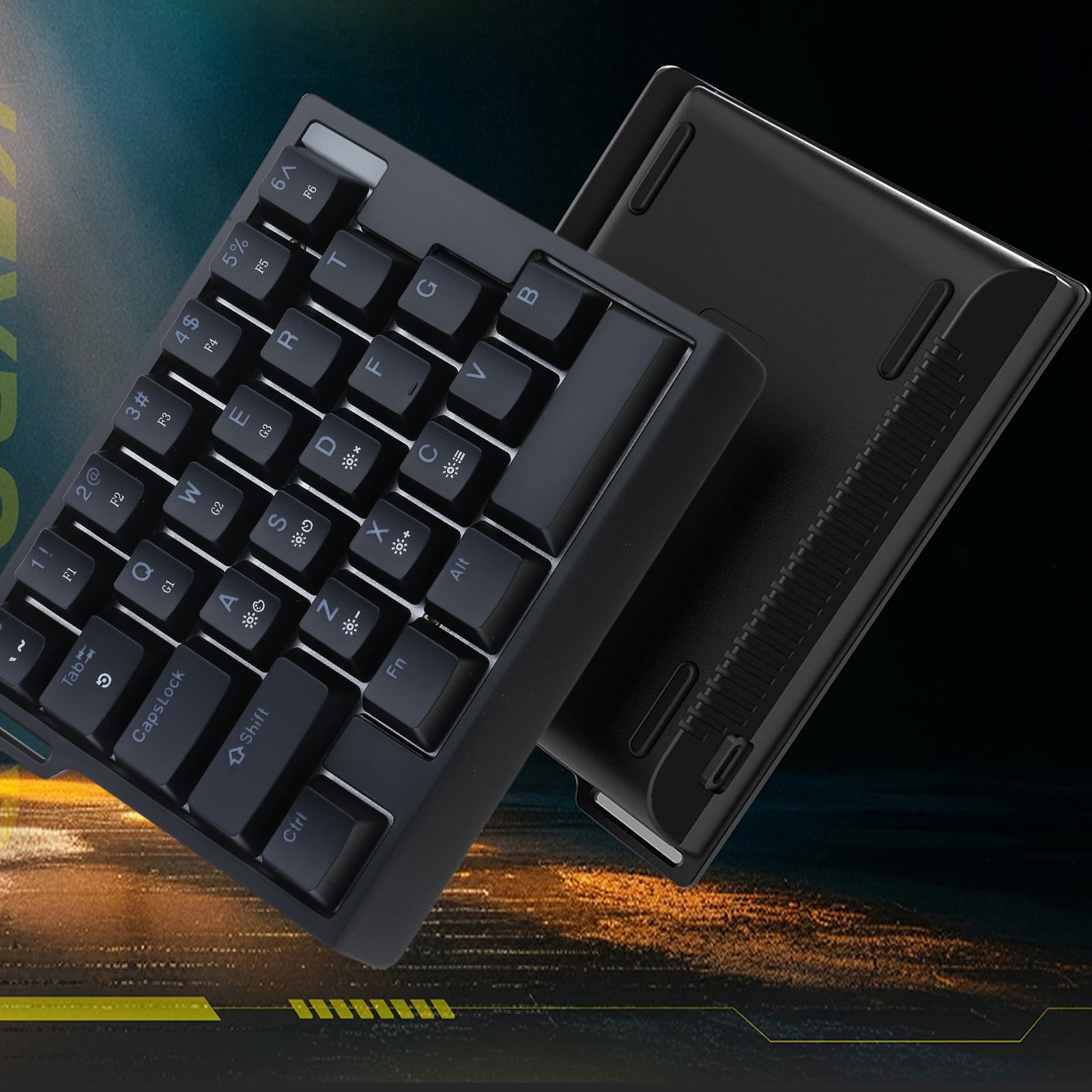 HE30 Corded Mechanical Keyboard With Switches Ensuring Quick Action And Smooth Operates For Gamers