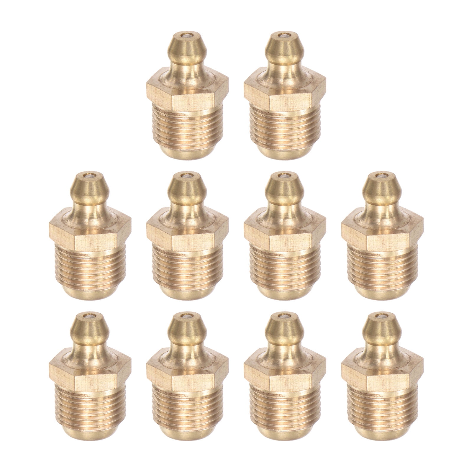 Uxcell Brass Straight Hydraulic Grease Fitting Assortment M12 x 1mm