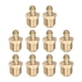 thumbnail image 1 of Latón Recta Grasera M12 x 1mm Rosca Hidráulico Engrasador Accesorios, 20 Piezas, 1 of 5
