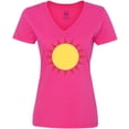 thumbnail image 3 of Inktastic Cute Sun Women's V-Neck T-Shirt, 3 of 5