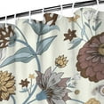 thumbnail image 3 of Waterproof Beautiful Colorful Floral Shower Curtain 72x72 Inch Boho Style Polyester Unique Shower Curtain for Bathroom Hotel Home Decor with 12 Plastic Hooks, 3 of 5