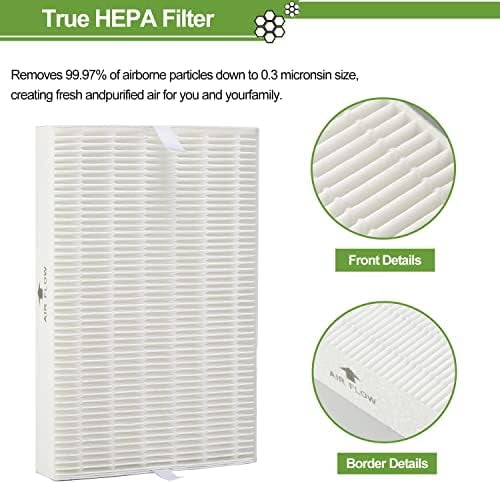 6 Pack Hpa300 HEPA Replacement Filter R for Honeywell HPA300 HPA200 HPA100 HPA090 Series Air Purifier, Compared to HRF-R3 HRF-R2 HRF-R1