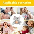 thumbnail image 5 of Baby Sound Machine Soothe Stuffed Plushie Sensory Details Music Lights Rhythmic Breathing Motion Musical Baby Toy Plush For Newborns, 5 of 7