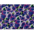 thumbnail image 2 of Zelouf Sheer Matte Jersey Print  , Sewing, DIY, Crafts Fabric by the Yard, 163 Wht/purp, 1 Yard, 2 of 2
