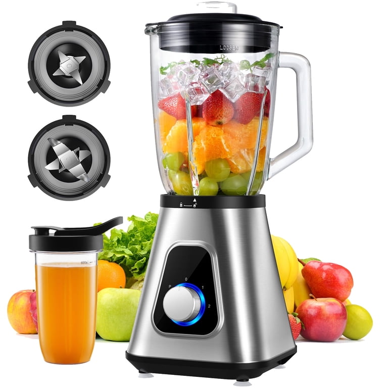 GDOR 1200W Smoothie Blender with 52-Oz Jar & Travel Cup photo 1