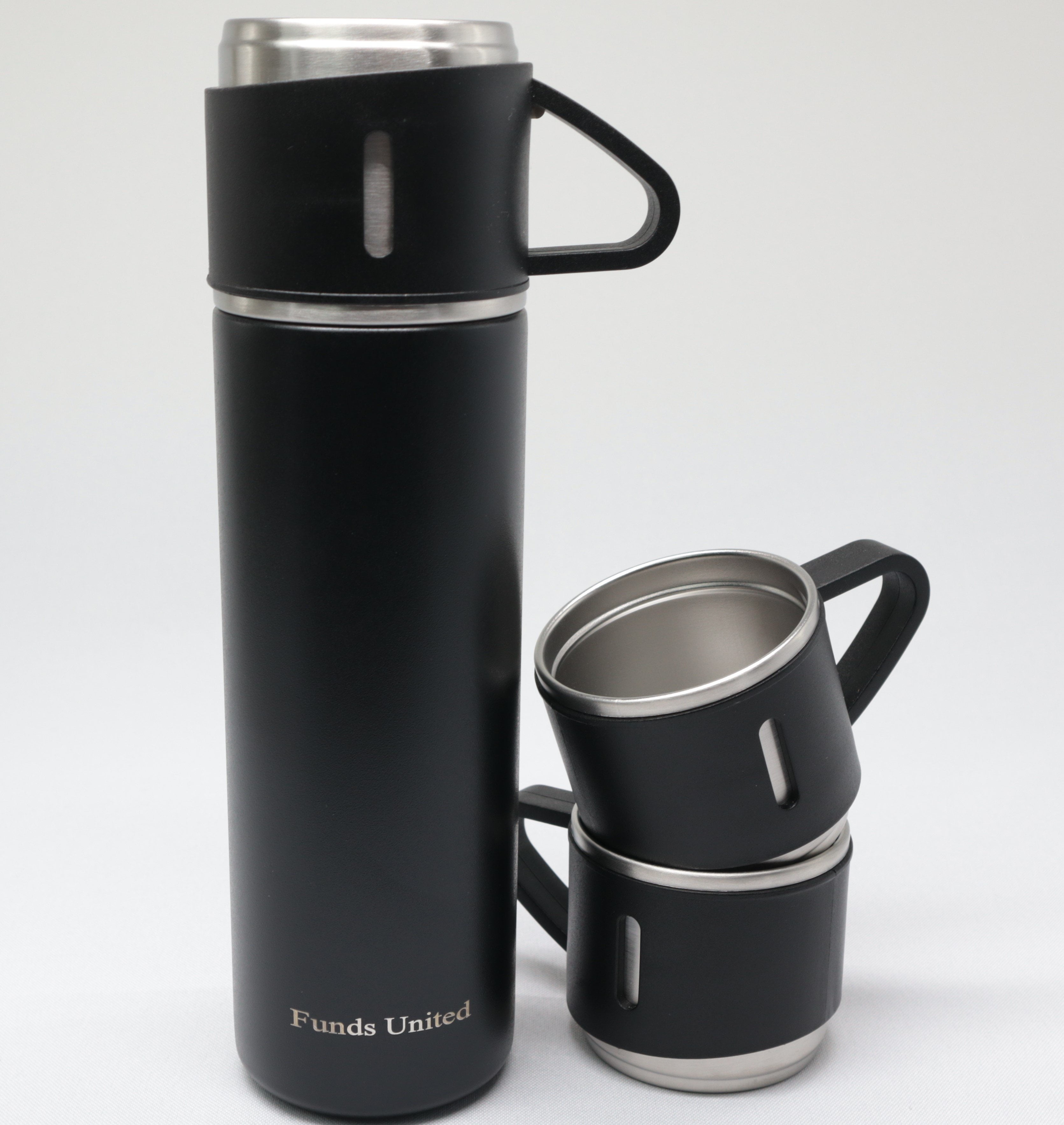 Black Vacuum Flask Set  Kitchen & Tableware Gifts