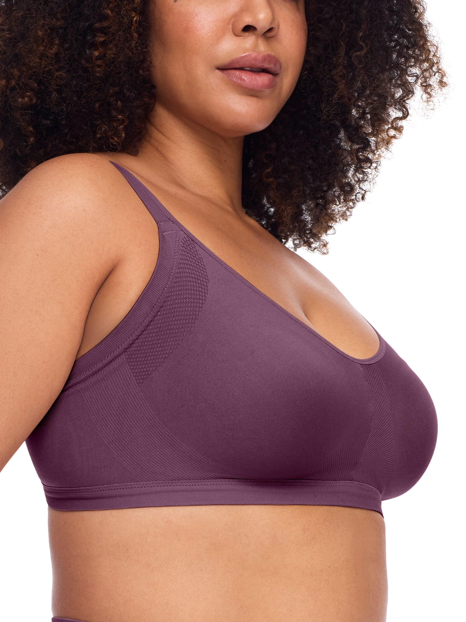 Warners Blissful Benefits Women's Underarm-Smoothing With Seamless Stretch Wireless Lightly Lined Comfort Bra, S-3X