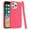 Hot Pink, variant on Case for Apple iPhone 11 /6.1" Slim Classic Hybrid Rubber Gummy Gel Slick Hard PC Silicone TPU Chromed Button Phone Cover fit iPhone 11 / 6.1" - Red