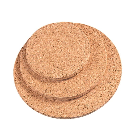 Better Houseware 1370 Natural Cork Trivets, Set of 3
