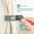 thumbnail image 5 of UT Wire Speedy Silicone Cable Wraps 10 Gray UTW-SWM2-GY, 5 of 7
