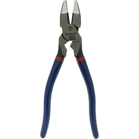 

Southwire - 64807340 Tools & Equipment SCP9TPCD-US 9 High-Leverage Side Cutting Pliers Fish Tape Puller & Crimper w/Dip Grip
