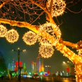 thumbnail image 2 of Nuevo diseño romántico colgante de Navidad luz patio habitación decoraciones al aire libre lámpara colgante lámpara de techo alambre de cobre luz LED, 2 of 4