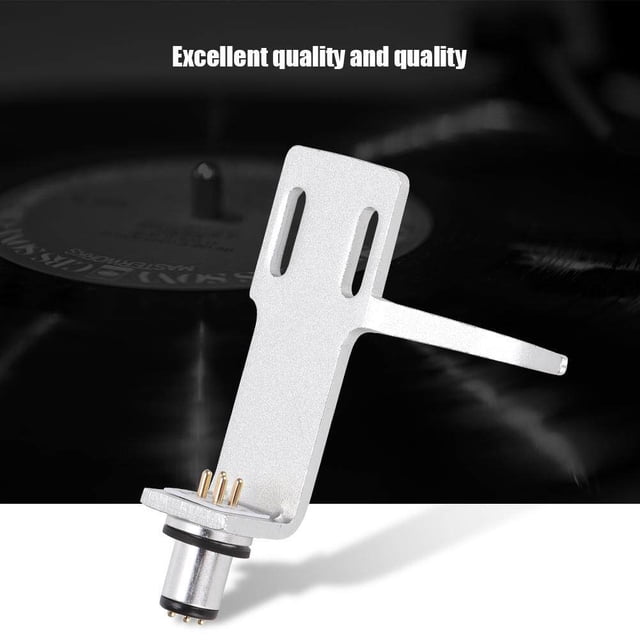 Phono Bracket, Standard Size Easy Connection Turntable Stand Corrosion Resistant Aluminum Alloy with Mounting Tools for Phonograph