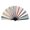 Clear, variant on Holographic Folding Fan Portable Iridescent Handheld Fan Summer Cooling Fan Decoration Dance Performance Props Party Accessories
