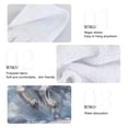 thumbnail image 4 of Haosy 2 Pack Kitchen Wash Cloths with Hanging Loops Absorbent Absorbent Quick Drying Hand Towels, White Horse American Flag, 4 of 7