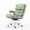 Green, variant on Raffle Pinker Office Chair, Computer Desk Chair Ergonomic Cushion Lumbar Support with Wheels Adjustable Swivel Rolling Home Executive Chair, Brown