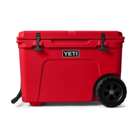 Yeti Tundra Haul Wheeled Hard Cooler Rescue Red