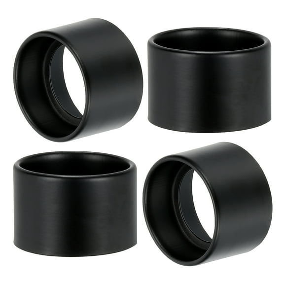 Uxcell Light Socket Shade Ring, 35 mm Metal Hanging Lamp Holder Parts, Black 4Pcs