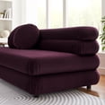 thumbnail image 6 of Modway Jubilee Modular Performance Velvet Armless Loveseat in Mulberry, 6 of 10