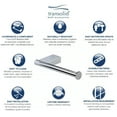 thumbnail image 3 of Transolid Msph Maddox Wall Mounted Toilet Paper Holder - Brushed Stainless, 3 of 5