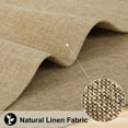 thumbnail image 2 of decorUhome Placemats Set of 6 - Cotton Linen Blend Washable Heat Resistant Dining Table Mats, Linen, 13" x 19", 2 of 8