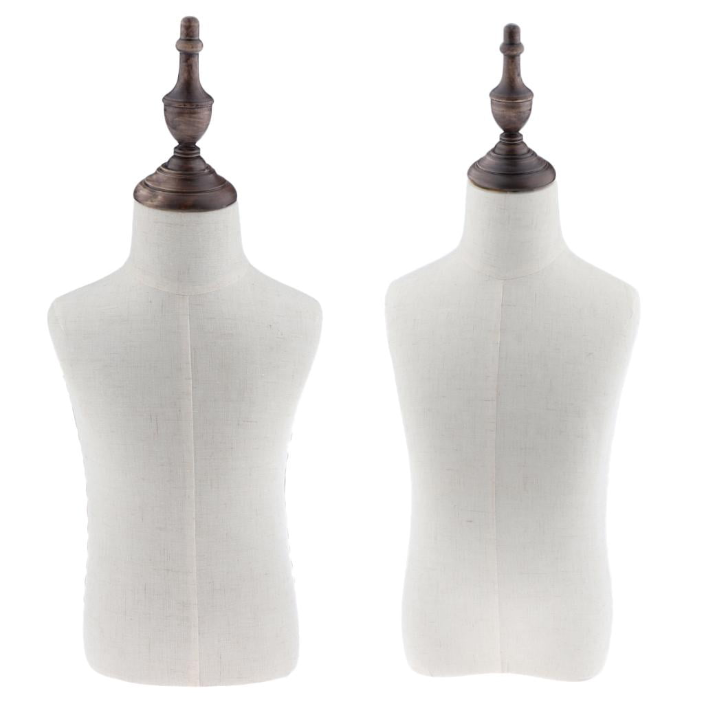 2 Sizes Dressmaking Mannequin Torso Dress Form for Children Clothing Display 