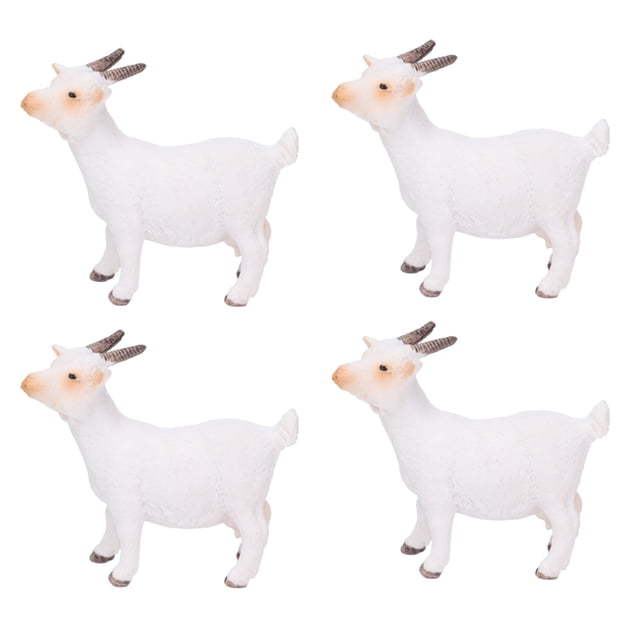Farm Animals Model, Animal Goat Figurines Lifelike Vivid Simulated Birthday Gift Portable For Kindergarten For Home Travel For Children Kid