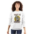 thumbnail image 3 of Woodsy Owl Don't Litter Retro Cartoon Unisex Plus Size Sweatshirt Brisco Brands 4X, 3 of 5