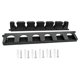 thumbnail image 3 of Soporte de pared para cañas de pescar con capacidad para 6 cañas. Evita daños. Fácil de instalar. Profesional. Negro, 3 of 9