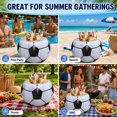 thumbnail image 7 of Inflatable Soccer Ball Ice Bucket, Floating Beverage Cooler for Pool Parties, Inflatable Drink Holder Tub for Outdoor Gatherings and Events, 7 of 7