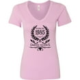 thumbnail image 3 of Inktastic Born in 1985 Limited Edition Women's V-Neck T-Shirt, 3 of 5