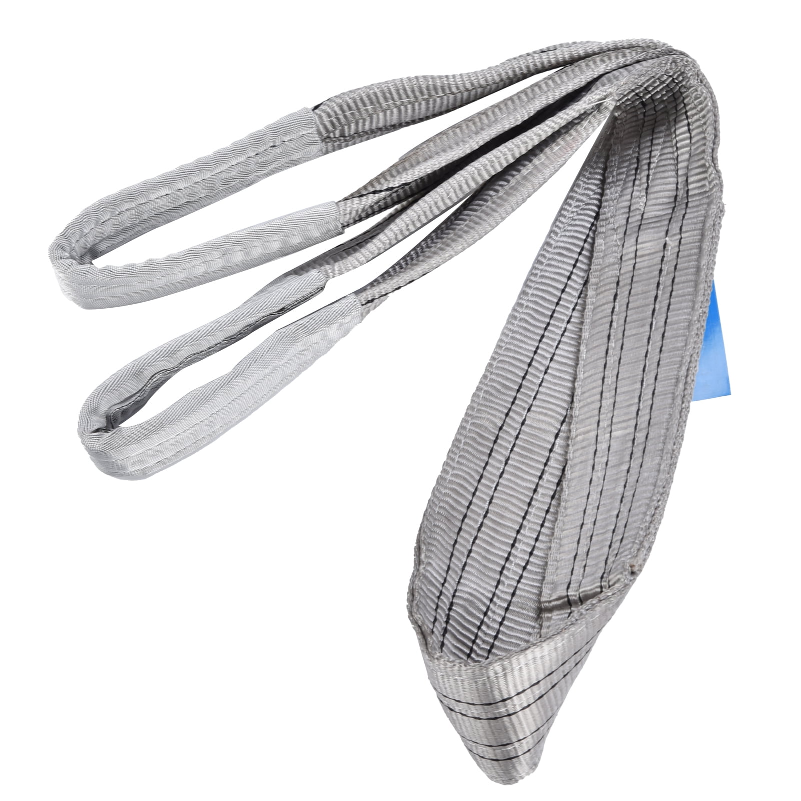 NFTIGB 4T Flat Lifting Sling Webbing Hoist Crane Strap Thickened Polyester Transport Accessory, 3 Meters / 9.84 Feet