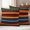 Multi, variant on Mexico Stripes Outdoor Waterproof Pillow Covers, Colored Abstract Striped Orange Red Boho Decorative Square Throw Pillowcase Sofa Cushion Sham for Patio/Couch/Chair, 24"x24" 2 Pack